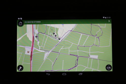 _MG_5663.JPG (850.45 KiB) 108159 keer bekeken Screenshot van een 7 inch tablet met Viewranger. Geplot is een gelopen vossenjacht in Leusden.